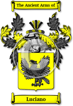 Luciano Family Crest Download (JPG) Legacy Series - 600 DPI