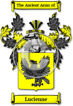 Lucienne Family Crest Download (jpg) Legacy Series - 150 DPI