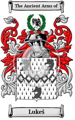 Lukeš Family Crest Download (JPG) Heritage Series - 300 DPI