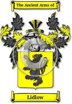 Lidlow Family Crest Download (jpg) Legacy Series - 150 DPI