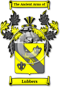 Lubbers Family Crest Download (jpg) Legacy Series - 150 DPI