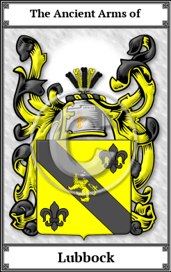 Lubbock Family Crest Download (JPG)  Book Plated - 150 DPI