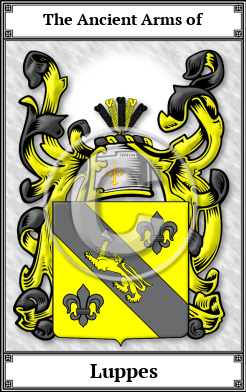 Luppes Family Crest Download (JPG) Book Plated - 600 DPI