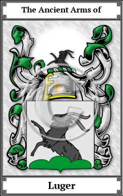 Luger Family Crest Download (JPG)  Book Plated - 150 DPI