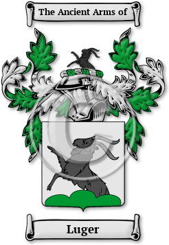 Luger Family Crest Download (jpg) Legacy Series - 150 DPI
