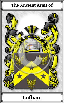 Lufham Family Crest Download (JPG)  Book Plated - 150 DPI