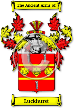 Luckhurst Family Crest Download (JPG) Legacy Series - 600 DPI