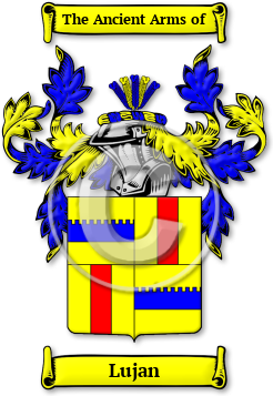 Lujan Family Crest Download (JPG) Legacy Series - 600 DPI