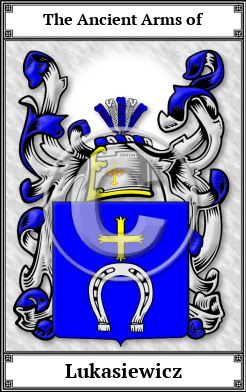 Lukasiewicz Family Crest Download (JPG)  Book Plated - 150 DPI