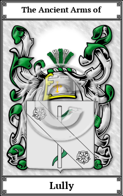 Lully Family Crest Download (JPG)  Book Plated - 150 DPI
