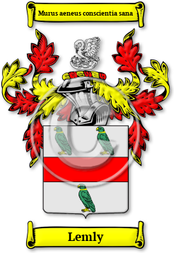Lemly Family Crest Download (JPG) Legacy Series - 600 DPI
