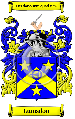Lumsdon Family Crest Download (JPG) Heritage Series - 600 DPI