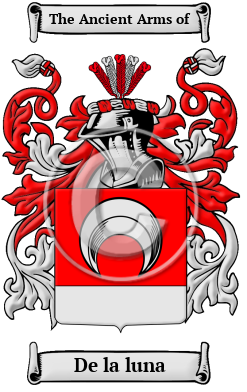 De la luna Family Crest/Coat of Arms