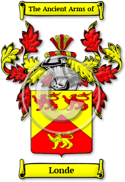 Londe Family Crest Download (JPG) Legacy Series - 600 DPI