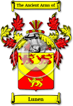 Lunen Family Crest Download (JPG) Legacy Series - 600 DPI