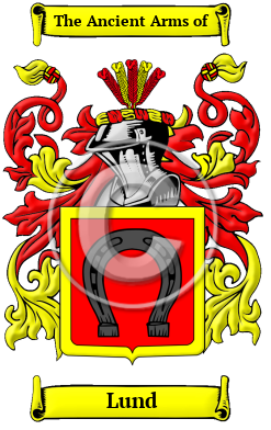 Lund Family Crest Download (JPG) Heritage Series - 600 DPI