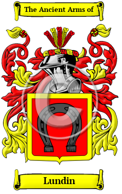 Lundin Family Crest Download (JPG) Heritage Series - 600 DPI