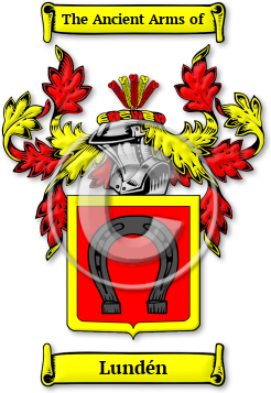 Lundén Family Crest Download (JPG) Legacy Series - 600 DPI