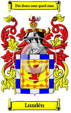 Lundén Family Crest/Coat of Arms
