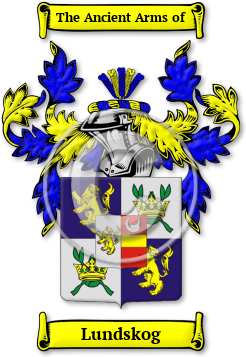 Lundskog Family Crest Download (jpg) Legacy Series - 150 DPI