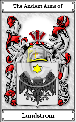 Lundstrom Family Crest Download (JPG)  Book Plated - 150 DPI