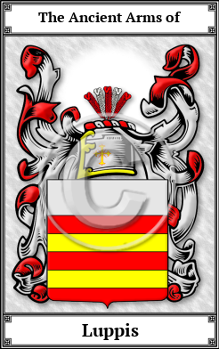 Luppis Family Crest Download (JPG) Book Plated - 600 DPI