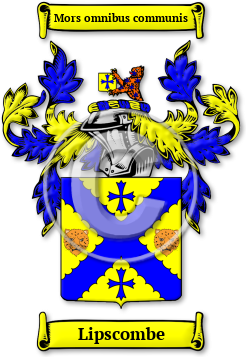 Lipscombe Family Crest Download (jpg) Legacy Series - 150 DPI