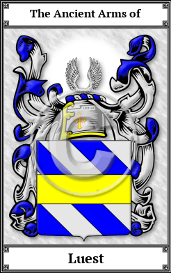 Luest Family Crest Download (JPG)  Book Plated - 150 DPI