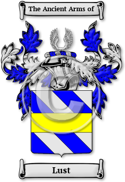 Lust Family Crest Download (JPG) Legacy Series - 600 DPI