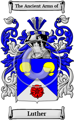 Luther Family Crest Download (JPG) Heritage Series - 600 DPI