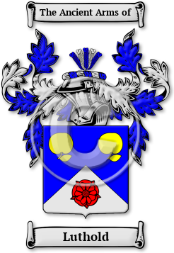 Luthold Family Crest Download (JPG) Legacy Series - 600 DPI