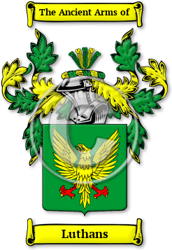 Luthans Family Crest Download (jpg) Legacy Series - 150 DPI