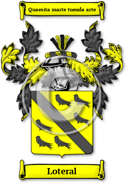 Loteral Family Crest Download (jpg) Legacy Series - 150 DPI