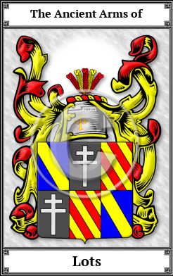 Lots Family Crest Download (JPG)  Book Plated - 150 DPI