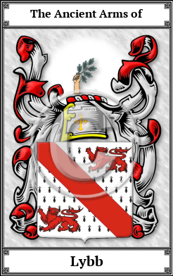 Lybb Family Crest Download (JPG) Book Plated - 600 DPI