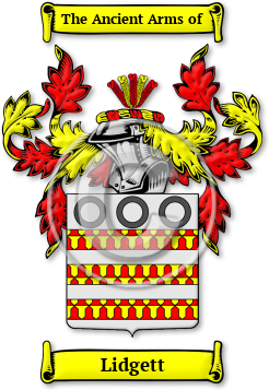 Lidgett Family Crest Download (jpg) Legacy Series - 150 DPI