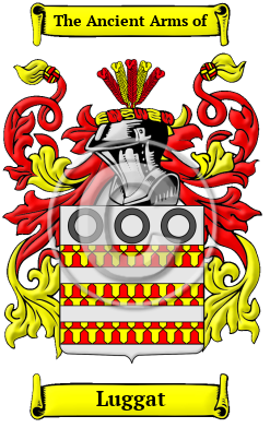 Luggat Family Crest/Coat of Arms