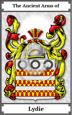 Lydie Family Crest Download (JPG)  Book Plated - 150 DPI
