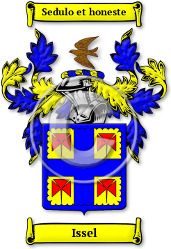Issel Family Crest Download (JPG) Legacy Series - 300 DPI
