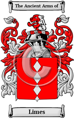 Limes Family Crest Download (JPG) Heritage Series - 600 DPI