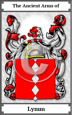 Lymm Family Crest Download (JPG)  Book Plated - 150 DPI