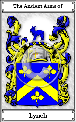 Lynch Family Crest Download (JPG)  Book Plated - 150 DPI