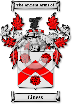 Liness Family Crest Download (jpg) Legacy Series - 150 DPI