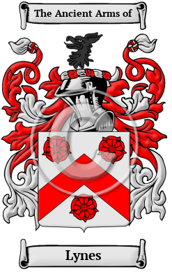 Lynes Family Crest Download (JPG) Heritage Series - 600 DPI