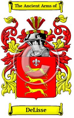 DeLisse Family Crest Download (JPG) Heritage Series - 600 DPI