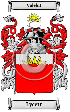 Lycett Family Crest/Coat of Arms