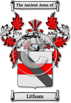 Litham Family Crest Download (jpg) Legacy Series - 150 DPI