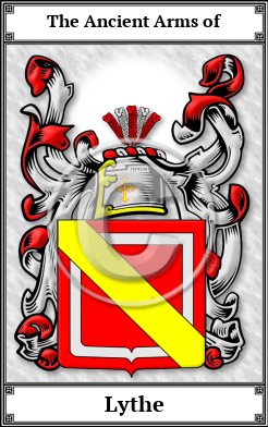 Lythe Family Crest Download (JPG)  Book Plated - 150 DPI