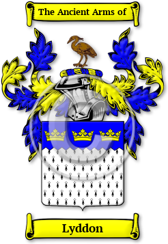 Lyddon Family Crest Download (JPG) Legacy Series - 600 DPI