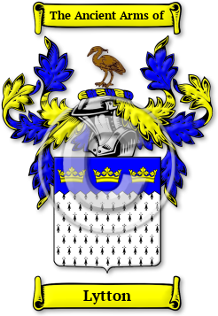 Lytton Family Crest Download (jpg) Legacy Series - 150 DPI